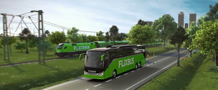 FlixBus and FlixTrain image